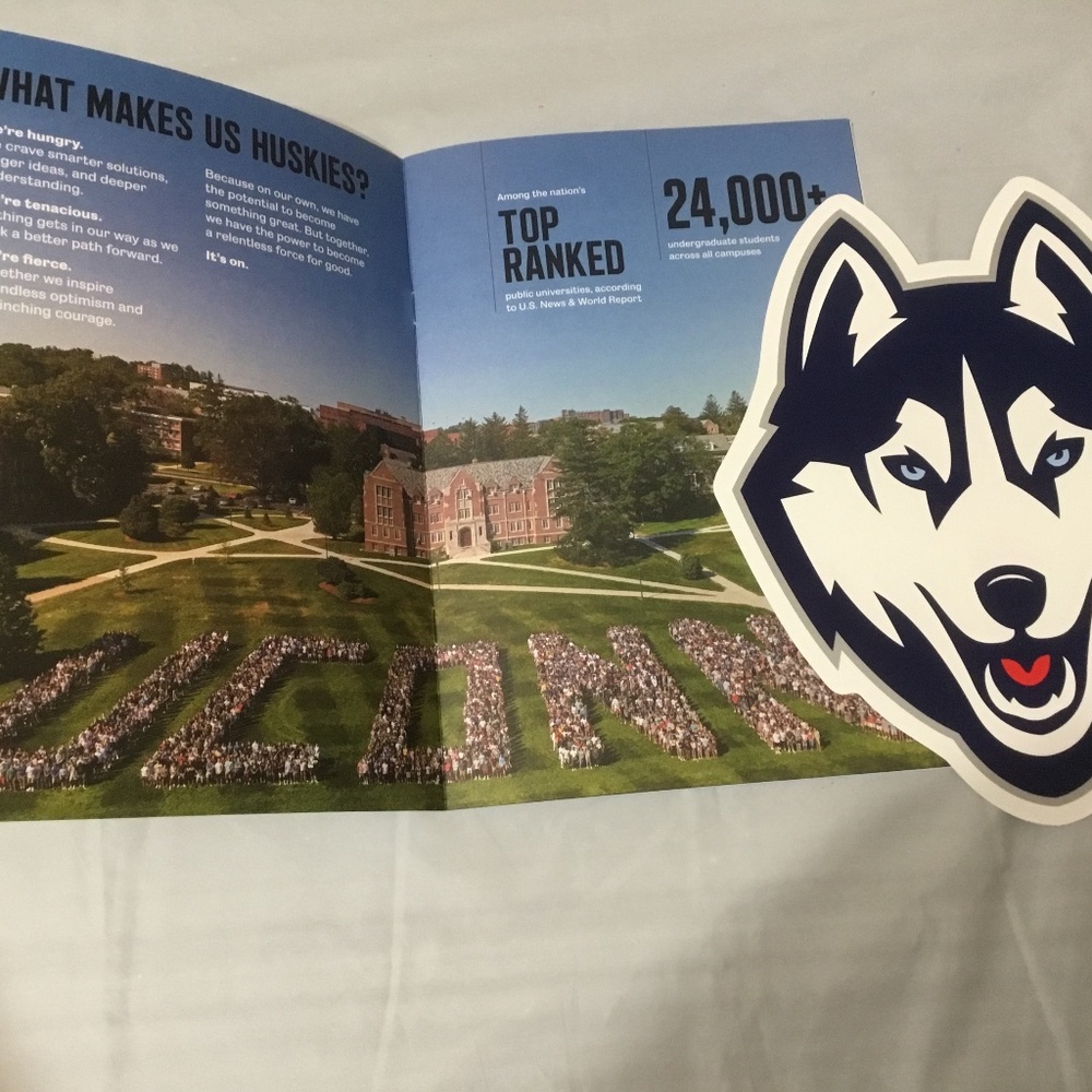 UCONN 2025 Brochure and Huskie Cut-Out - Picture 4 of 5